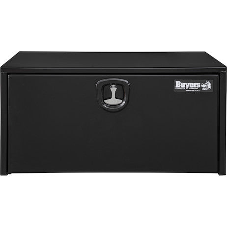 24x24x30 Inch Black Steel Underbody Truck Box With 3-Point Latch