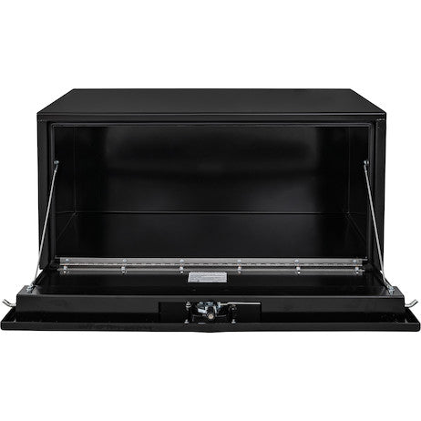 24x24x30 Inch Black Steel Underbody Truck Box With 3-Point Latch