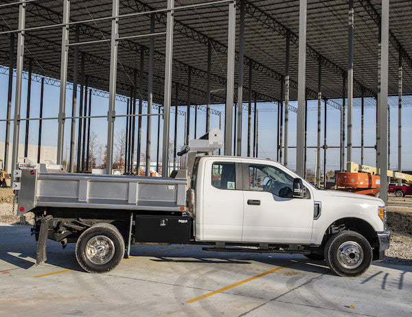 24x24x30 Inch Black Steel Underbody Truck Box With 3-Point Latch