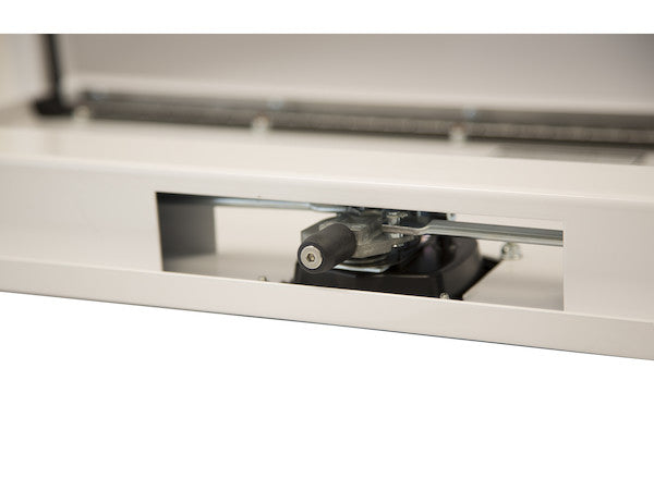 24x24x36 Inch White Steel Underbody Truck Box With 3-Point Latch