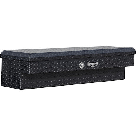 13X16X36 Textured Matte Black Diamond Tread Aluminum Lo-Sider Truck Tool Box