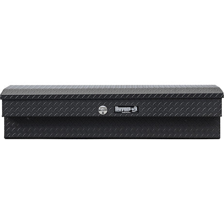 13X16X36 Textured Matte Black Diamond Tread Aluminum Lo-Sider Truck Tool Box