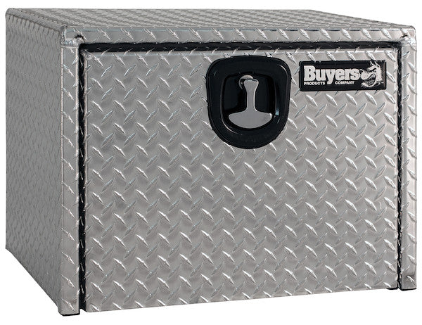 18x18x24 Inch Diamond Tread Aluminum Underbody Truck Box with 3-Pt. Latch