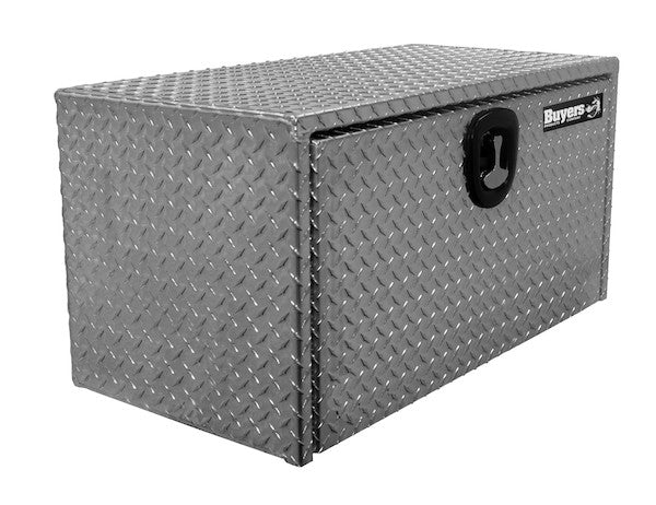 18x18x24 Inch Diamond Tread Aluminum Underbody Truck Box with 3-Pt. Latch