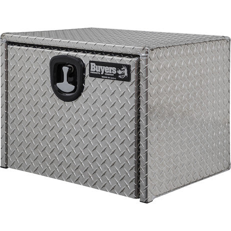 18x18x24 Inch Diamond Tread Aluminum Underbody Truck Box with 3-Pt. Latch