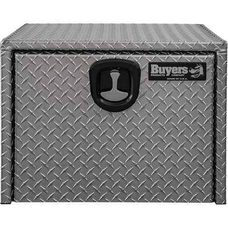 18x18x24 Inch Diamond Tread Aluminum Underbody Truck Box with 3-Pt. Latch