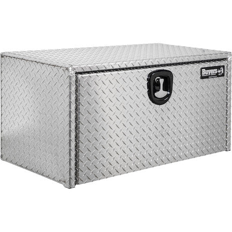 18x18x24 Inch Diamond Tread Aluminum Underbody Truck Box with 3-Pt. Latch