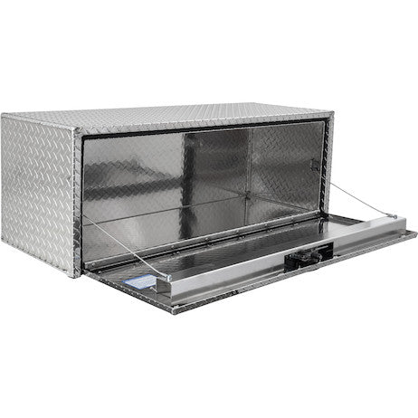 18x18x48 Inch Diamond Tread Aluminum Underbody Truck Box with 3-Pt. Latch