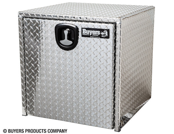 18x18x24 Inch Diamond Tread Aluminum Underbody Truck Box with 3-Pt. Latch