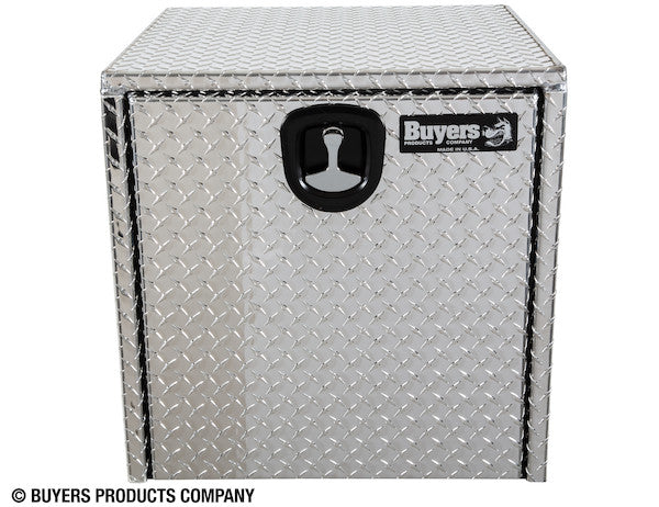 18x18x24 Inch Diamond Tread Aluminum Underbody Truck Box with 3-Pt. Latch