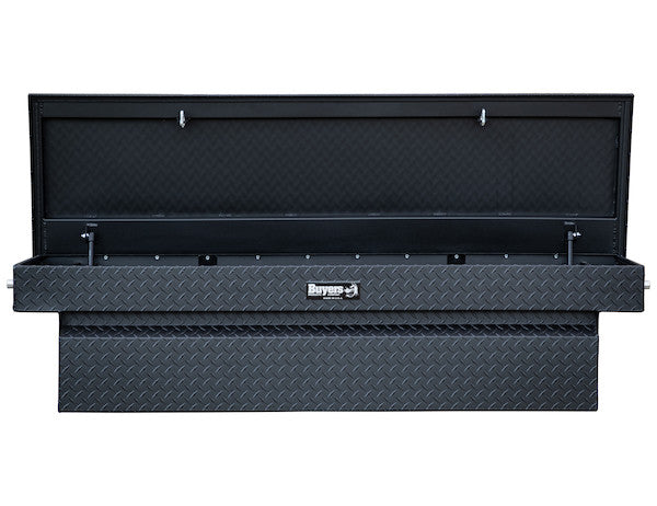 13x20x63 Inch Textured Matte Black Diamond Tread Aluminum Crossover Truck Tool Box
