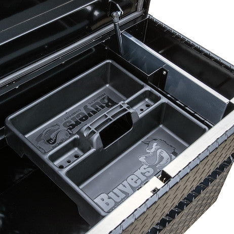 13x20x63 Inch Textured Matte Black Diamond Tread Aluminum Crossover Truck Tool Box