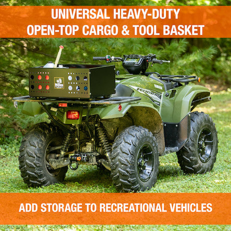 18x10x24 Gloss Black Multi-Purpose Storage Basket Kit