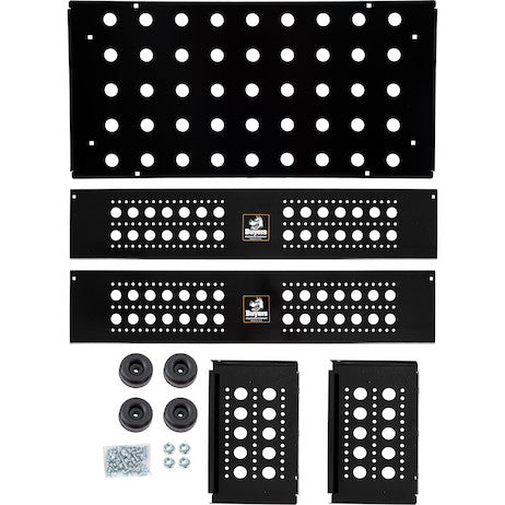 18x10x24 Gloss Black Multi-Purpose Storage Basket Kit