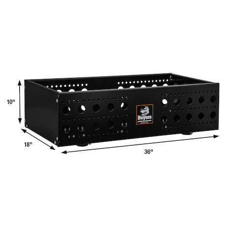18x10x36 Gloss Black Multi-Purpose Storage Basket Kit