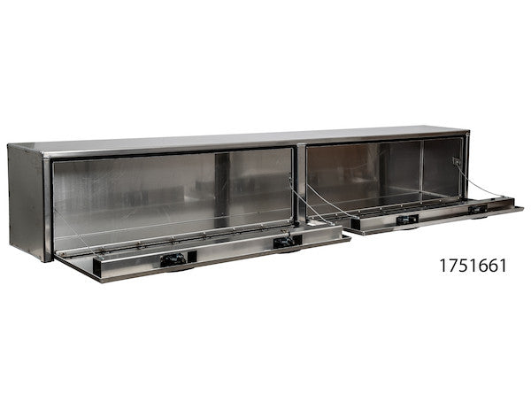 16x13x96 Inch Smooth Aluminum Topsider Truck Box
