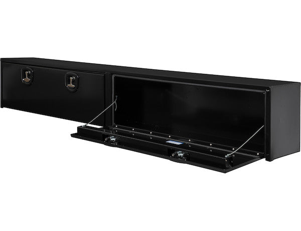 1752151 - 16x13x72 Inch Black Smooth Aluminum Topsider Truck Box