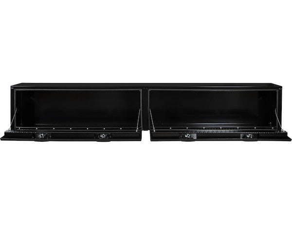 18x16x72 Inch Black Smooth Aluminum Topsider Truck Box
