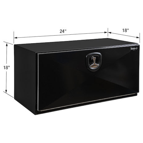 18x18x24 Inch Pro Series Black Steel Underbody Truck Box