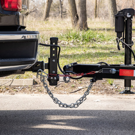 Adjustable Tri-Ball Hitch with Rotating Towing Balls for 2 Inch Hitch Receivers