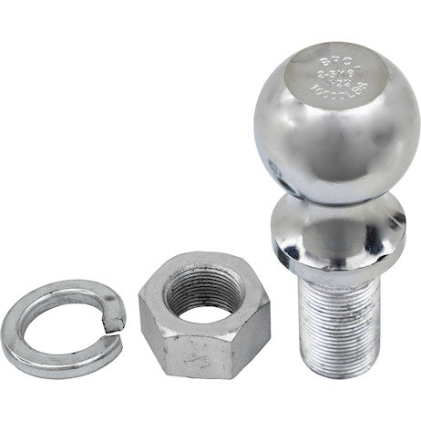 2-5/16 Inch Bulk Chrome Hitch Balls With 1-1/4 Inch Shank Diameter x 2-1/2 Long