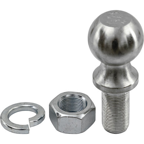 2-5/16 Inch Bulk Zinc Hitch Balls With 1-1/4 Inch Shank Diameter x 2-1/2 Long