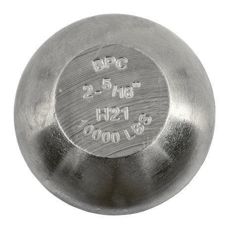 2-5/16 Inch Bulk Zinc Hitch Balls With 1-1/4 Inch Shank Diameter x 2-1/2 Long