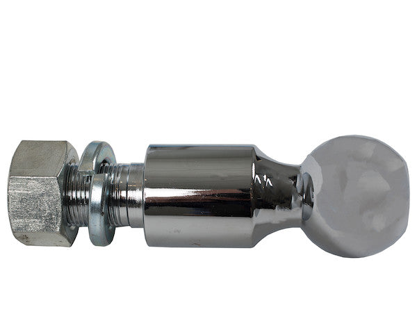 2-5/16 Inch Bulk Chrome Hitch Balls With 1-1/4 Shank x 2-1/2 Long + 2 Inch Riser