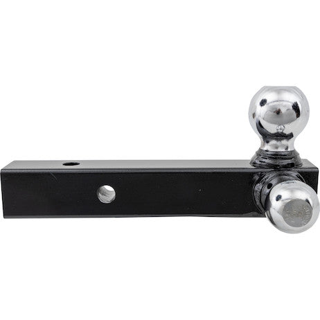Tri-Ball Hitch Solid Shank With Chrome Balls