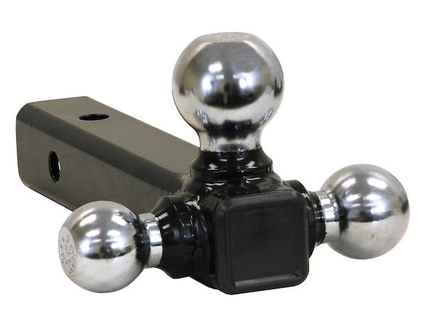 1802207 - Tri-Ball Hitch Tubular Shank With Chrome Balls