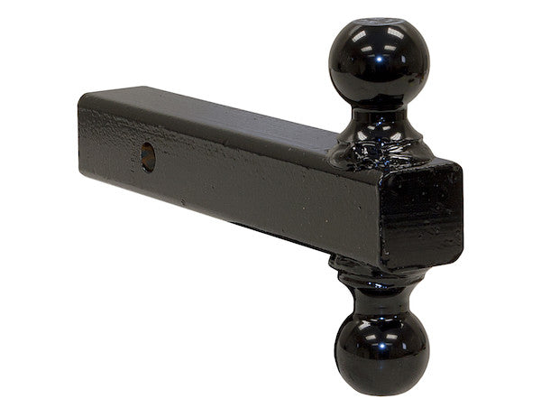 1802215 - Dual Ball Hitch Solid Shank With Black Balls (2 in., 2-5/16 in.)