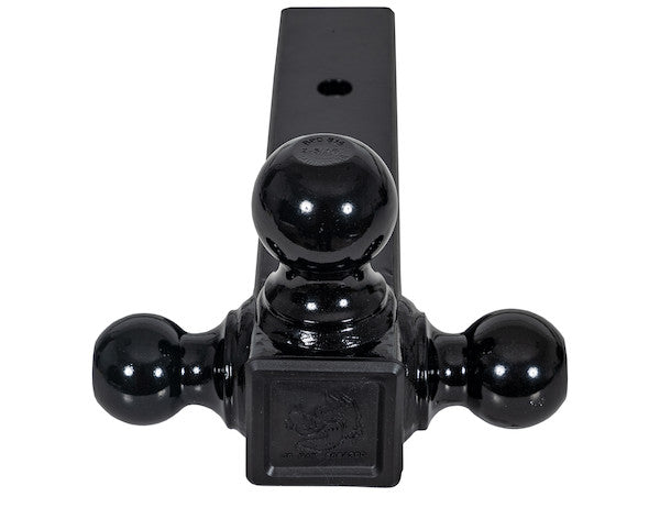 Tri-Ball Hitch with Black Towing Balls - 2-1/2 Inch Receiver