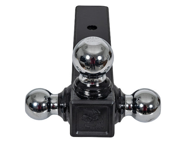 Tri-Ball Hitch with Chrome Towing Balls - 2-1/2 Inch Receiver