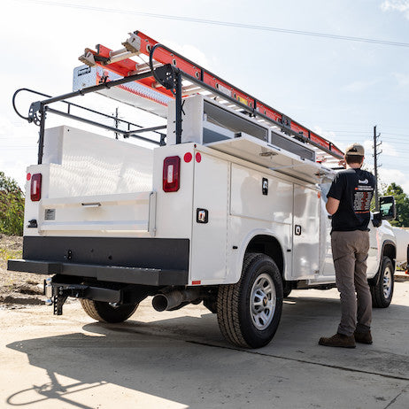 Adjustable Dual Ball Hitch with 2" & 2-5/16" Towing Balls for 2" Hitch Receivers - 5" Drop