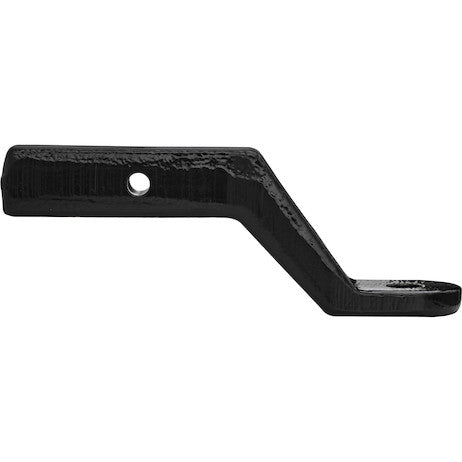2 Inch Heavy-Duty Ball Mount 4 Inch Drop x 7-7/8 Long Tube Black For 1 Inch Hole