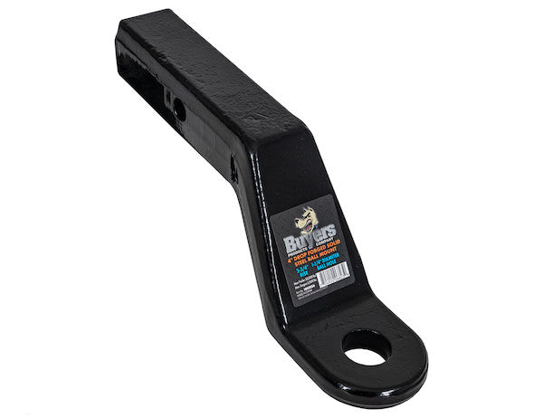 2 Inch Heavy-Duty Ball Mount 4 Inch Drop x 7-7/8 Long Tube Black For 1-1/4 Hole