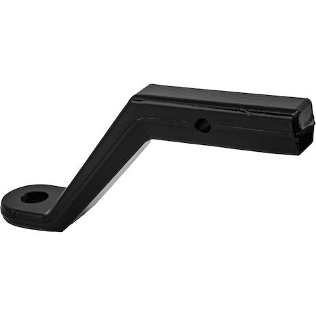 2 Inch Heavy-Duty Ball Mount 6 Inch Drop x 9-3/8 Long Tube Black For 1-1/4 Hole