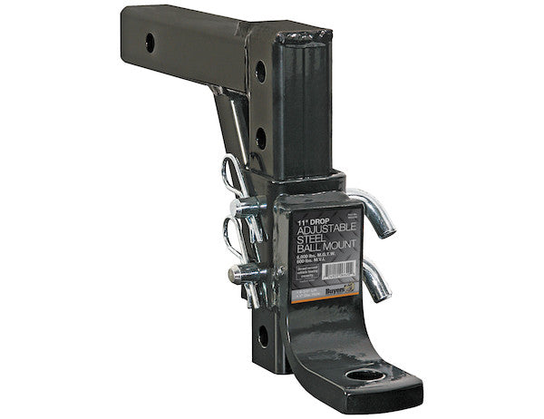 4-Position 2 Inch Tubular Shank Adjustable Ball Mount