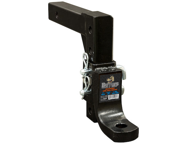 4-Position 2 Inch Solid Shank Adjustable Ball Mount
