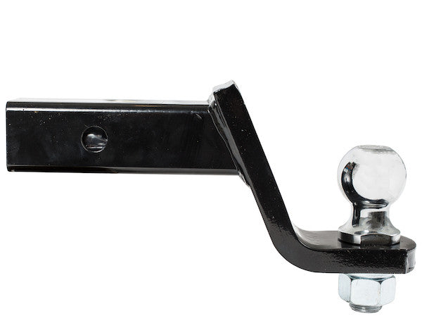 2 Inch Black Ball Mount Kit With 2 Inch Shank And 4 Inch Drop-Cotter Pin Hitch