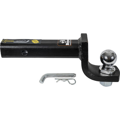 2-5/16 Inch Black Ball Mount Kit With 2 Inch Shank 4 Inch Drop-Cotter Pin Hitch