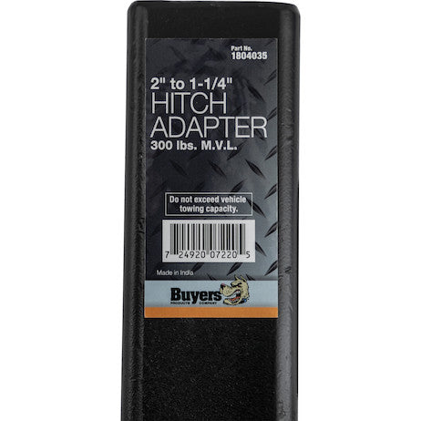 2 Inch to 1-1/4 Inch Hitch Adapter