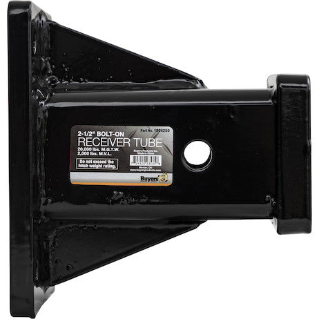 Bolt-On Receiver Tube For 2-1/2 Inch Receivers
