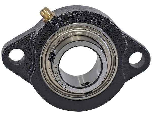 3/4 Inch Shaft Diameter Eccentric Locking Collar Style Flange Bearing - 2 Hole