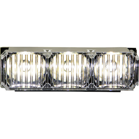 Clear Middle Strobe Reflector With 3 LED