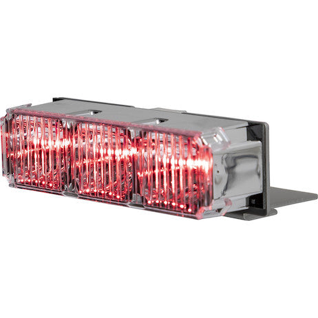 Red Middle Strobe Reflector With 3 LED