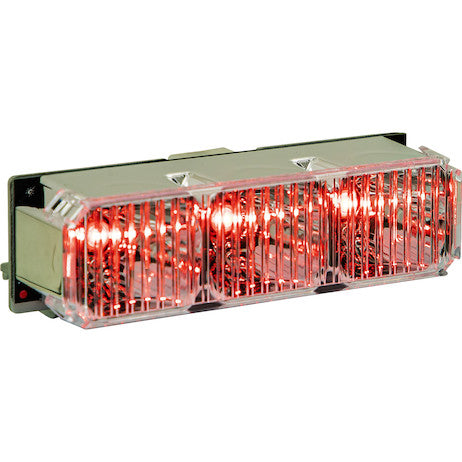 Red Middle Strobe Reflector With 3 LED