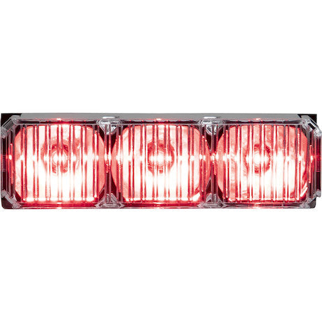 Red Middle Strobe Reflector With 3 LED