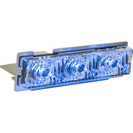 Red Middle Strobe Reflector With 3 LED