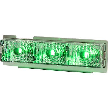Green Middle Strobe Reflector With 3 LED